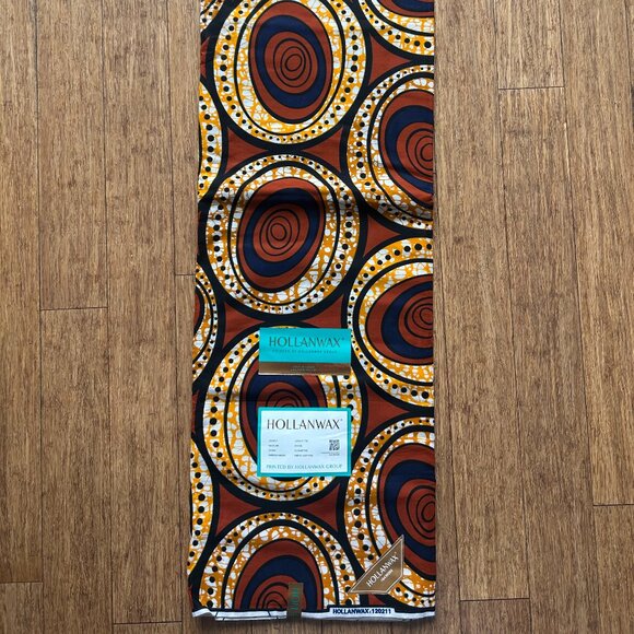 Kitengue Fabric – Vibrant Dutch Wax Print – Ankara Cotton - Picture 1 of 4